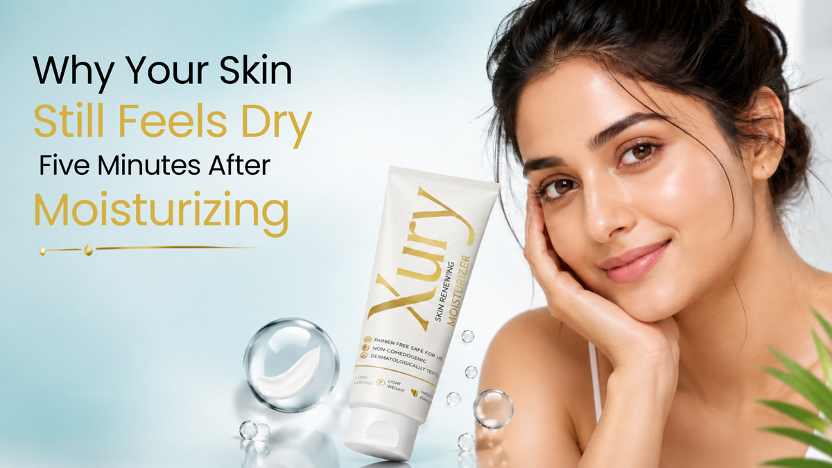 Why Your Skin Still Feels Dry Five Minutes After Moisturizing