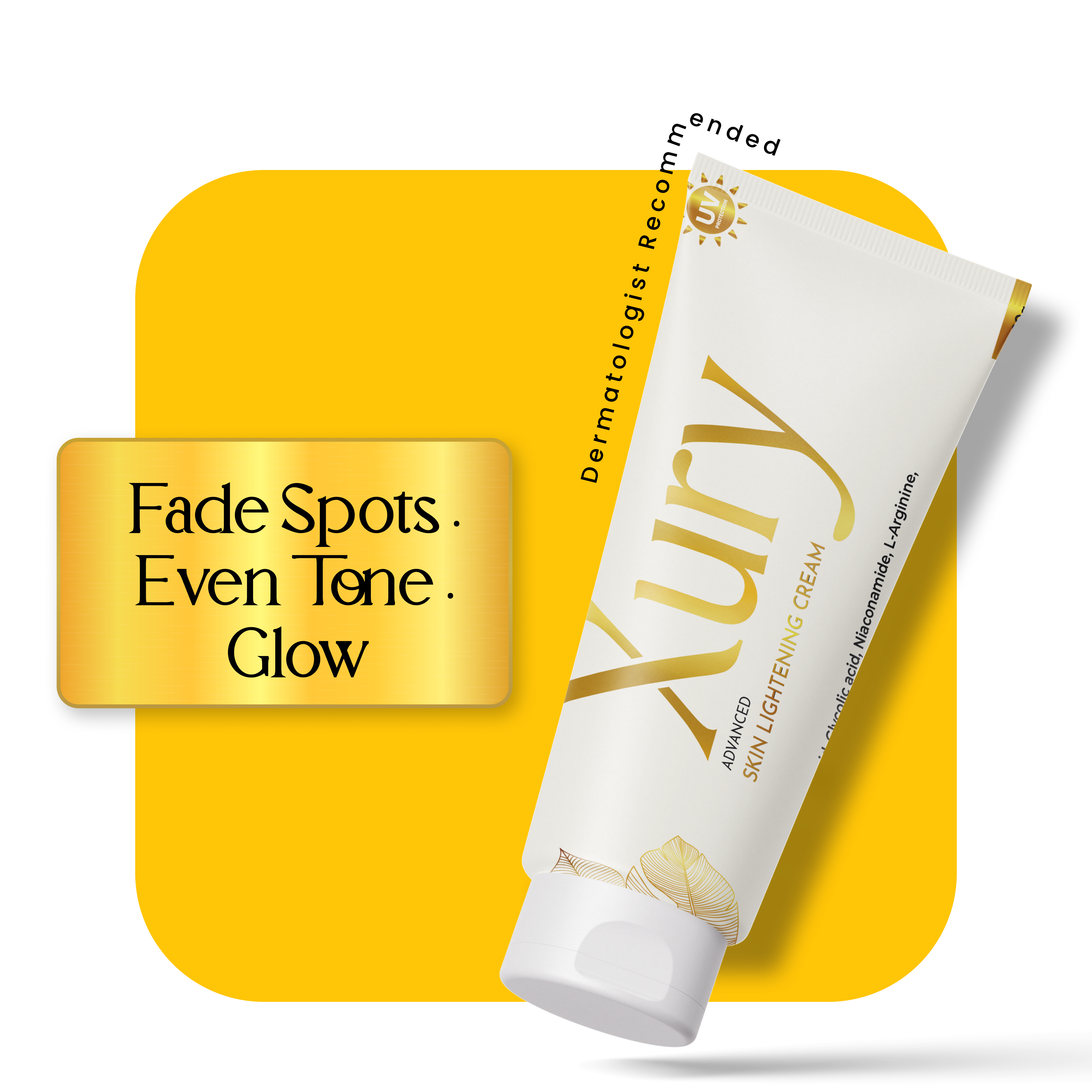 Xury Advanced Skin Lightening Cream| Kojic Acid & Arbutin | Niacinamide & Vitamin E